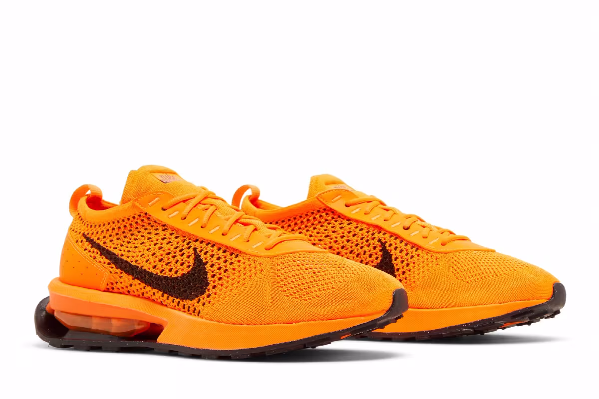 Nike Air Max Flyknit Racer Total Orange Black, view 9