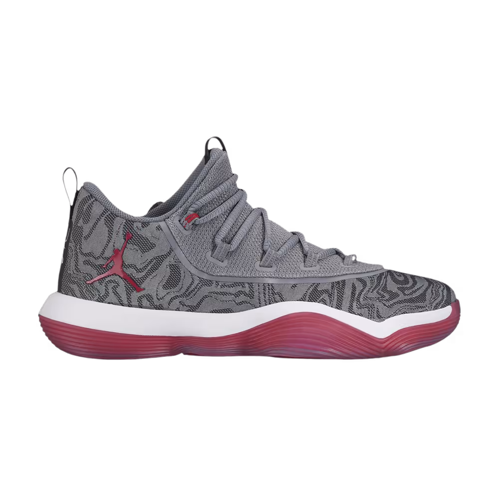 Air Jordan Super.Fly 2017 Wolf Grey Gym Red