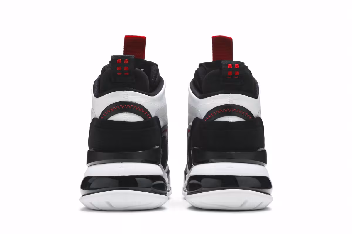 Air Jordan Aerospace 720 White Black Gym Red, view 7