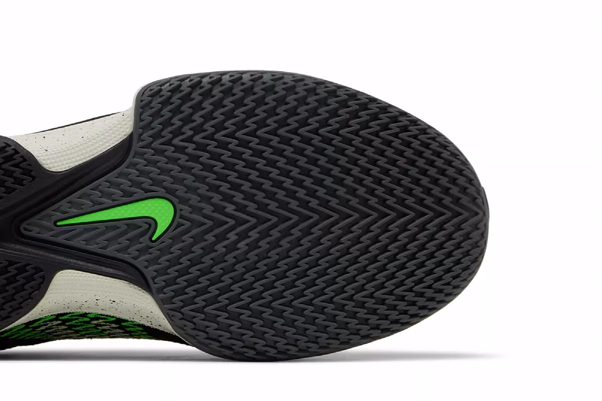 Nike Men's Air Zoom GT Cut Academy Black Barely Volt, view 6