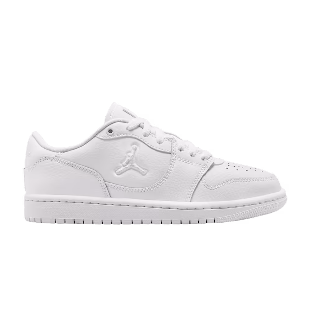 Air Jordan Court Connect Low GS White Pure Platinum