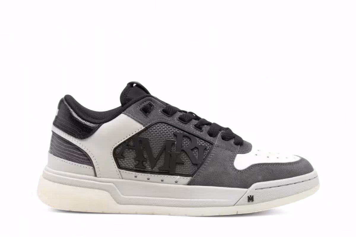 AMIRI Classic Low-Top Sneakers Black Grey, view 2