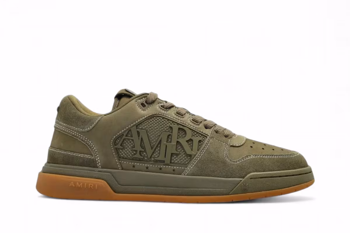 AMIRI Classic Low Sneakers Thyme Green, view 2