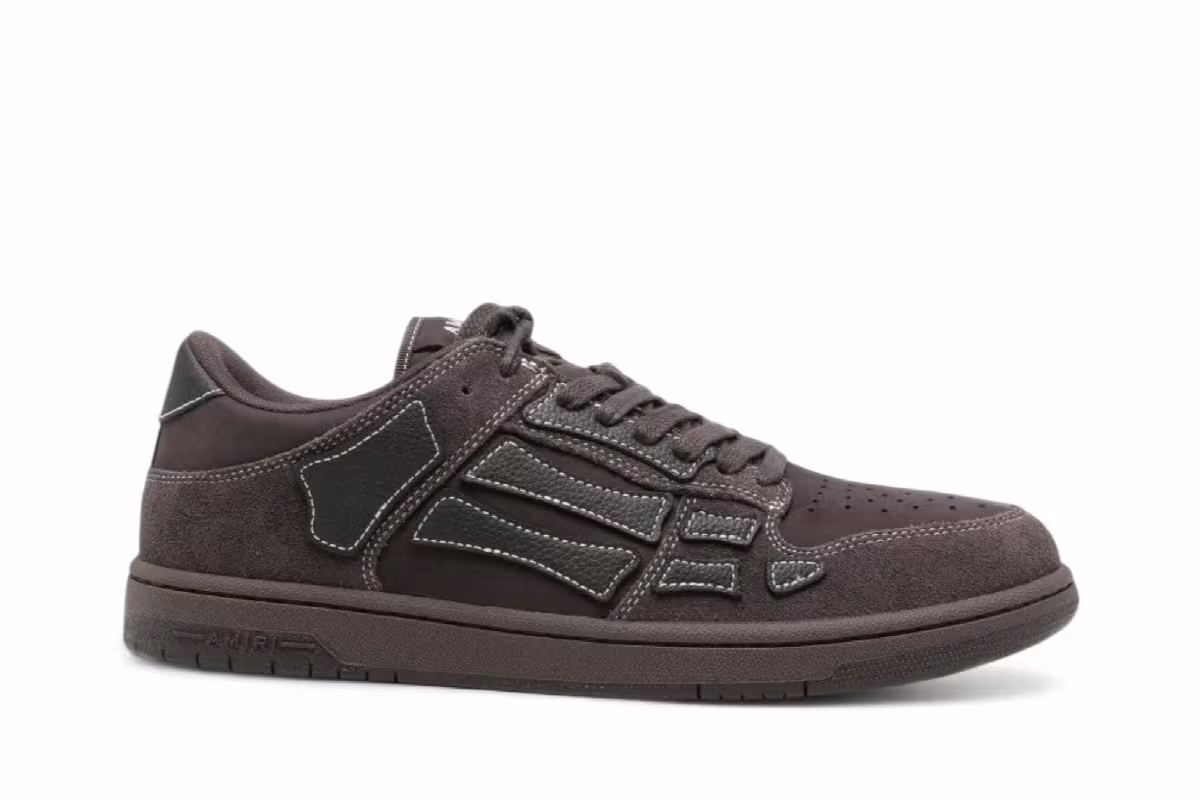 Amiri Skel Top Low Brown, view 2