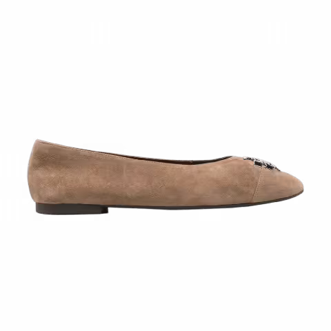 Tory Burch Wmns Charlie Ballet  'Rock Silver'