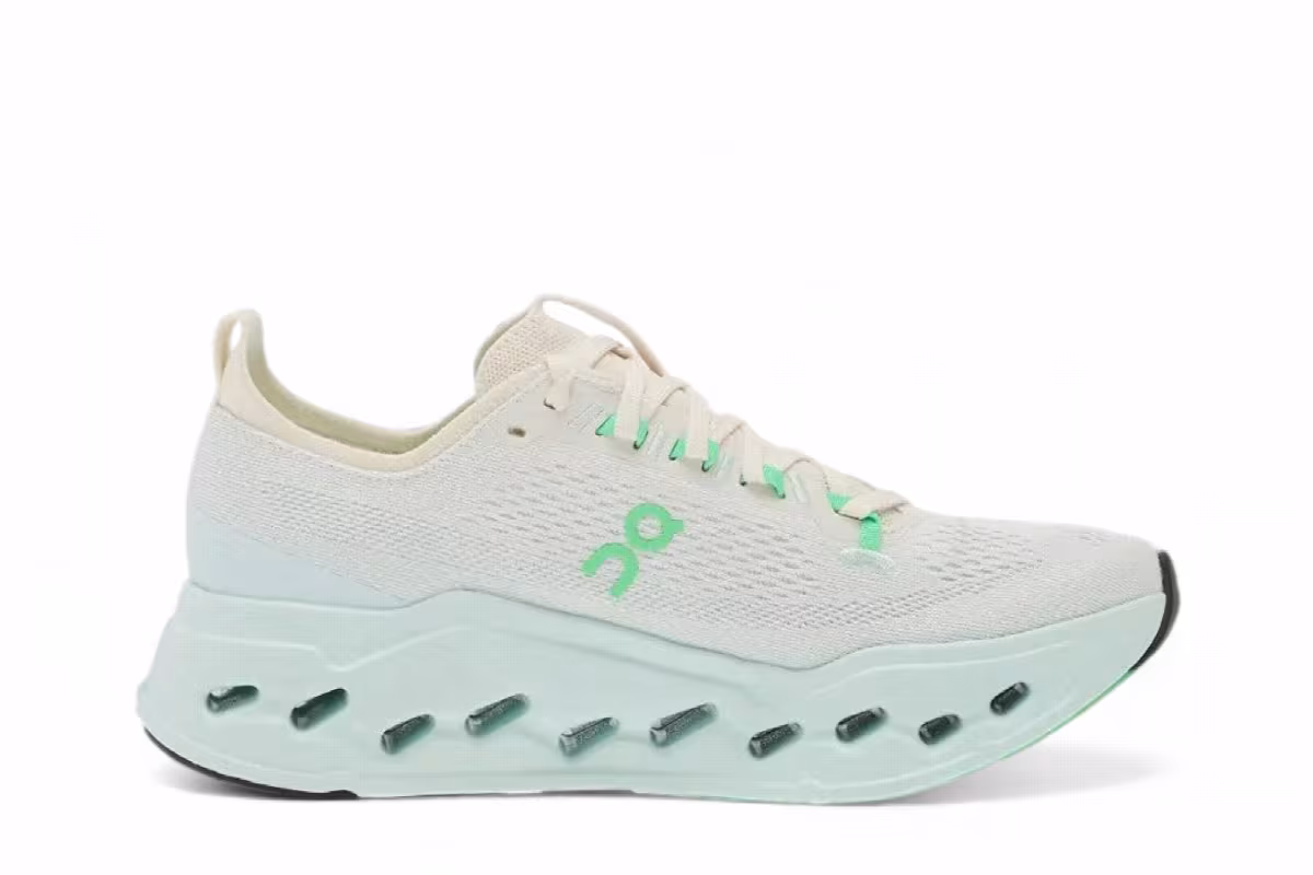 On Women's Running Cloudsurfer Max Ivory Furry, view 2