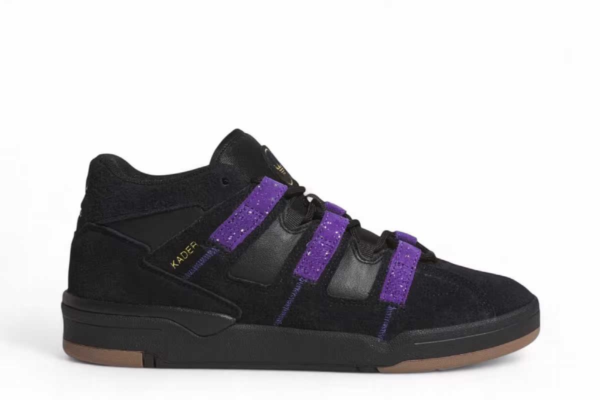 adidas Kader Core Black Collegiate Purple, view 2