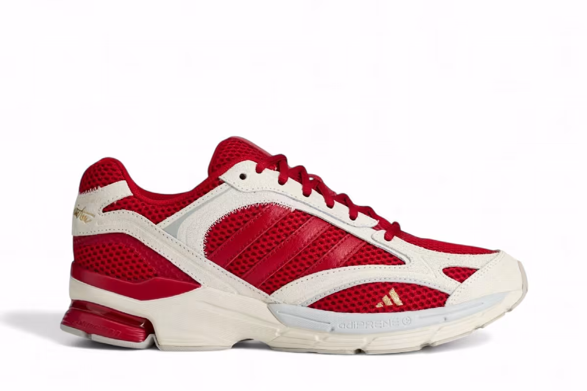 Tyrrel Winston x adidas Spiritain 2000 Equipment Red Off White, view 2