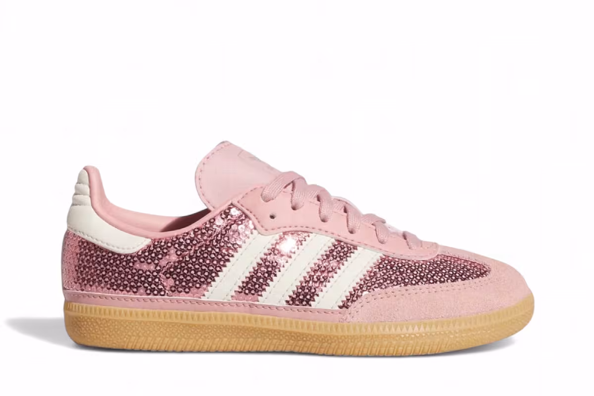adidas Women's Samba OG Wonder Mauve Cream White, view 2