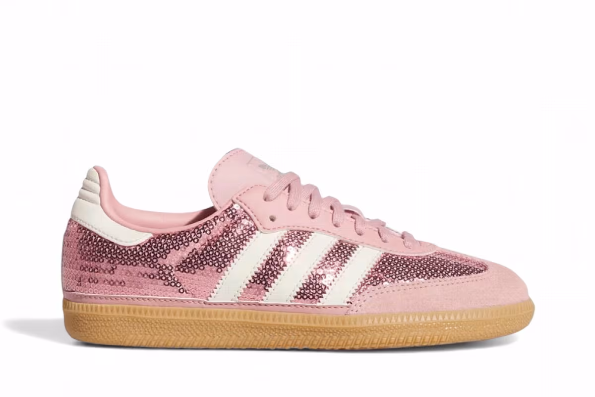 adidas Samba OG J Wonder Mauve Cream White, view 2