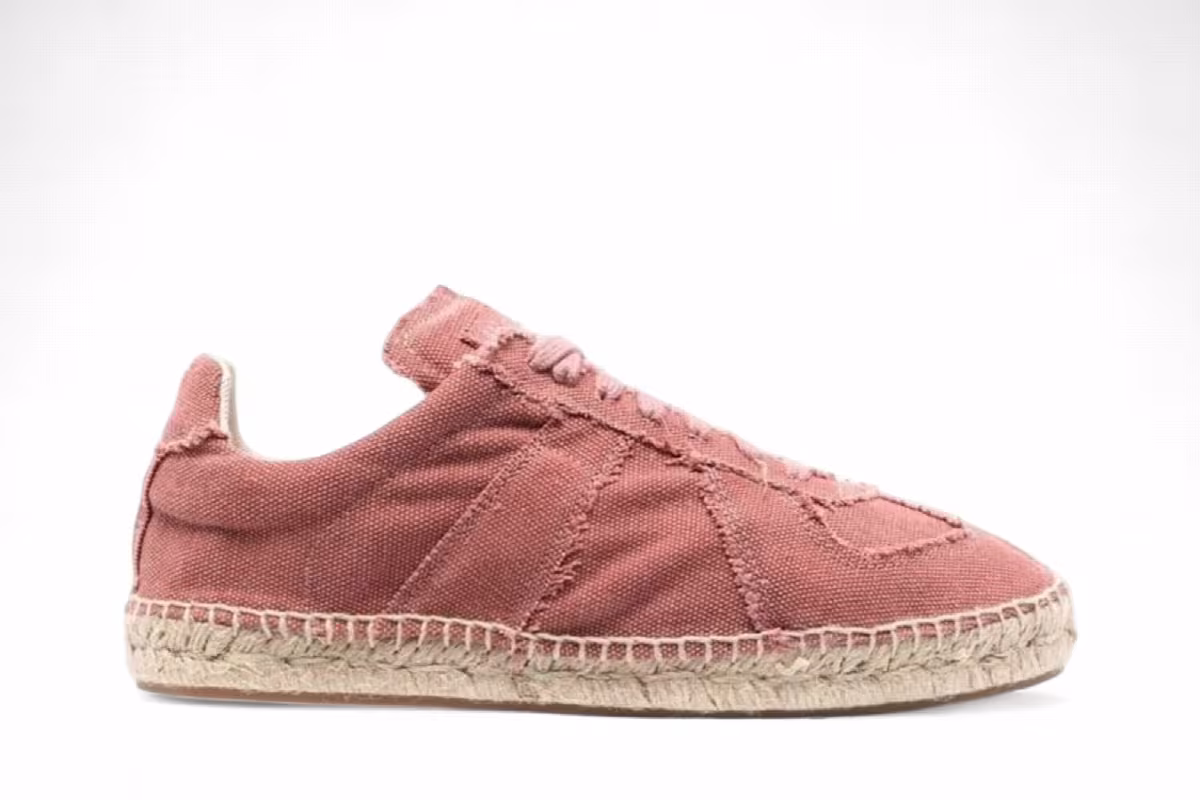 Maison Margiela Replica Espadrilles Sneakers Pink, view 2