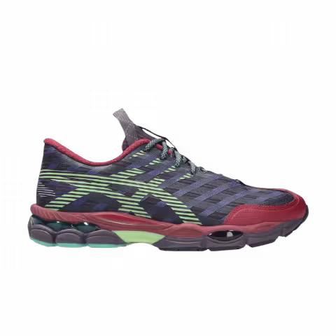 Kiko Kostadinov x ASICS US8-S GEL-SJ33 'Deep Plum Fresh Grass'