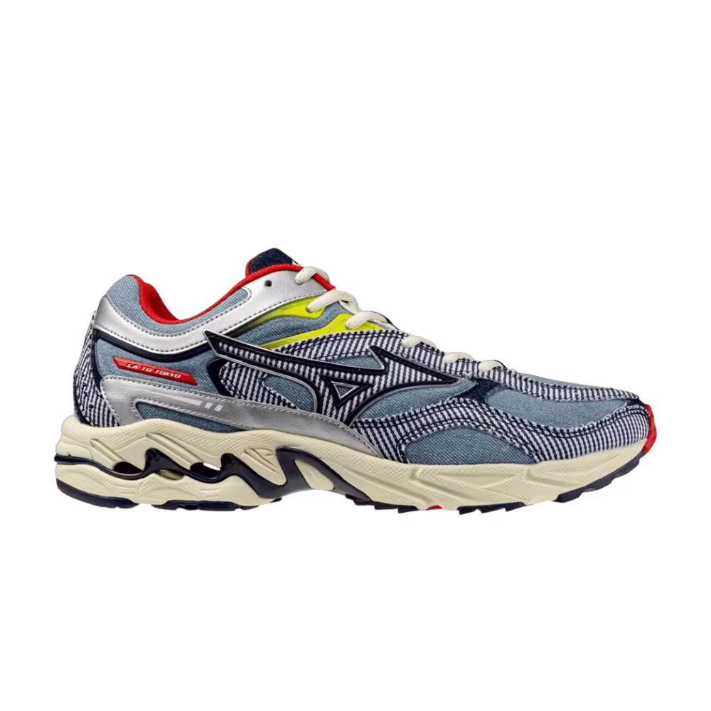 Sean Wotherspoon x Mizuno Wave MG4 LS Pack Light Blue Off-White