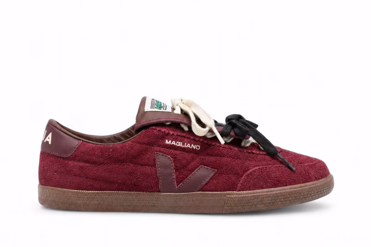 Magliano x Veja Women's Panenka Suede Amarante, view 2