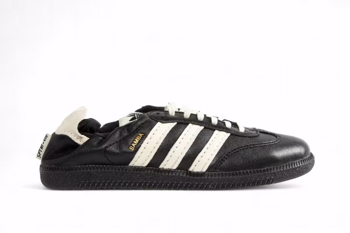 Song for the Mute x adidas Samba OG Black Cream White, view 2