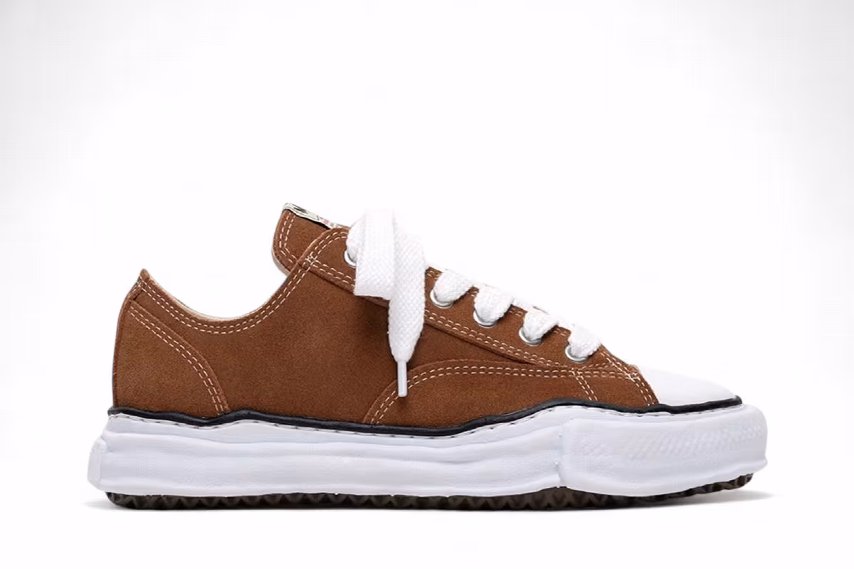 Maison Mihara Yasuhiro Peterson Original Sole Suede Low Brown, view 2