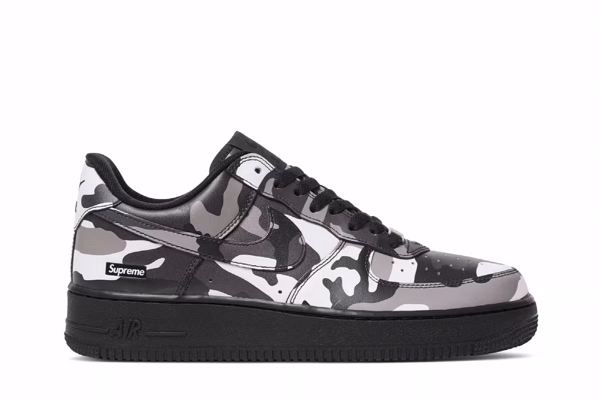 Supreme x Nike Air Force 1 Low Snow Camo, view 2