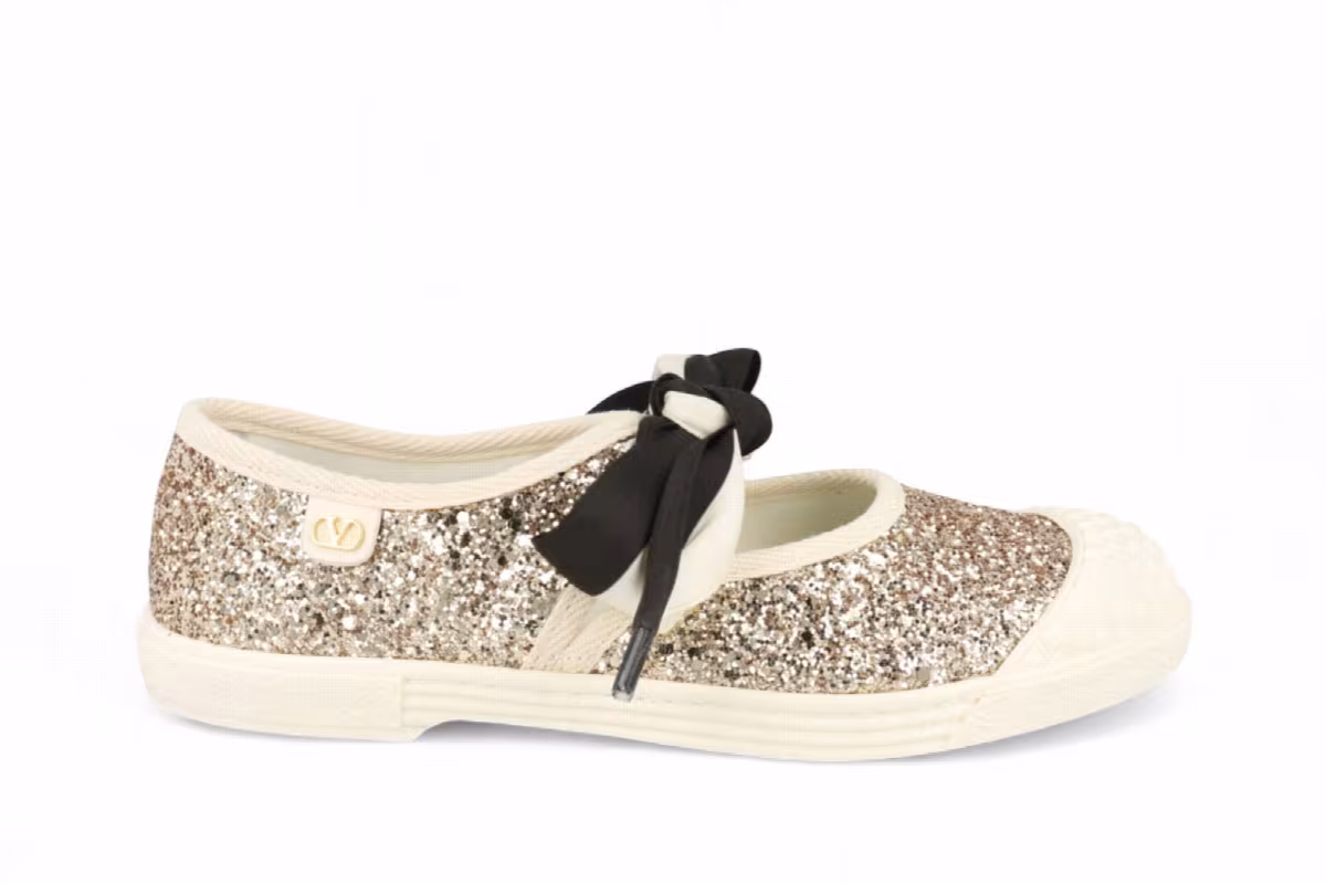 Valentino Garavani Women's Glitter Ballerina Bay By Bay, view 2