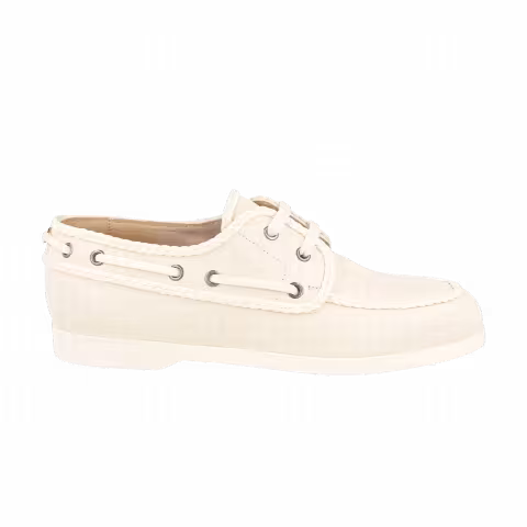 Valentino Garavani Palm Avenue Leather Boat 'Ivory White Light Beige'