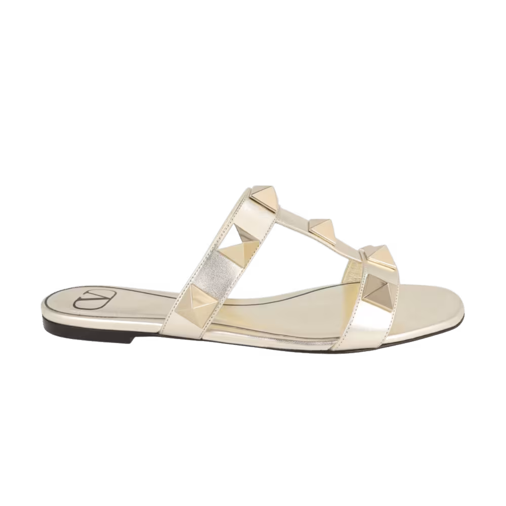Valentino Garavani Valentino Women's Roman Stud Slides Gold