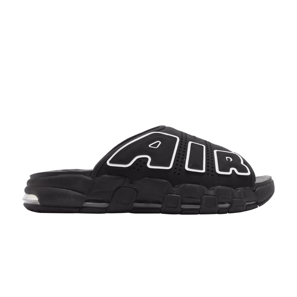 Nike Air More Uptempo Slide ‘Black - Black Sole’ Black - Black Sole