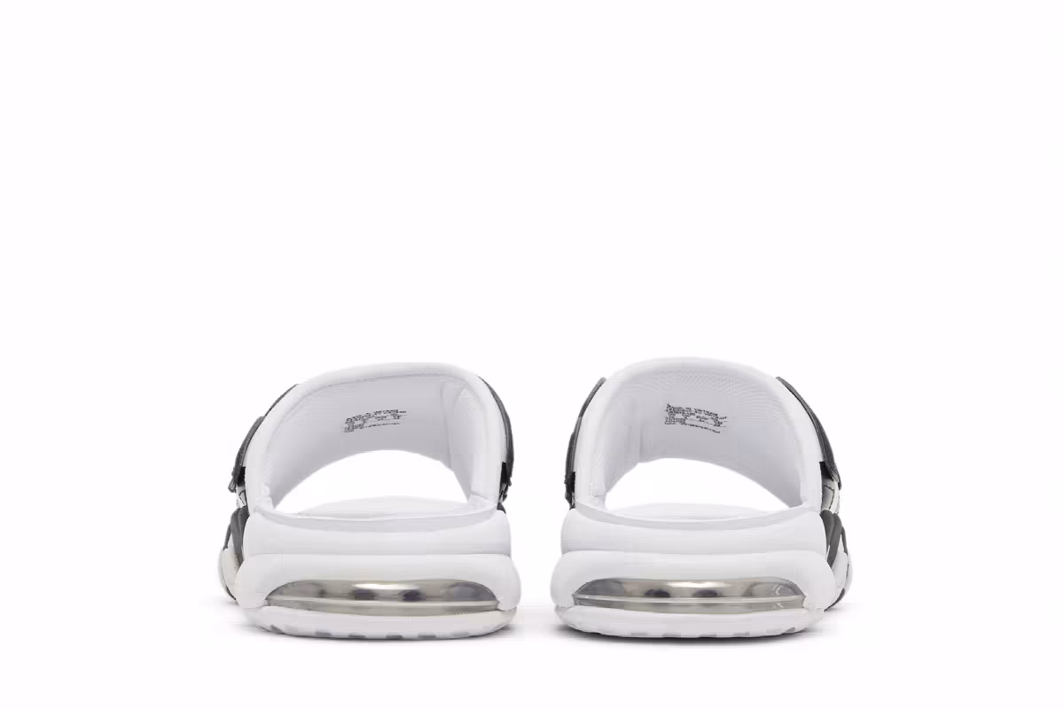 Nike Air More Uptempo Slide White Black Red, view 7