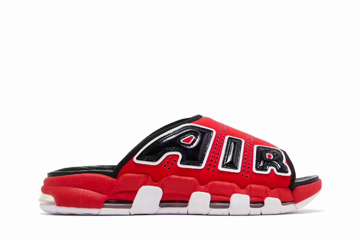 Nike Air More Uptempo Slide Bulls, view 2
