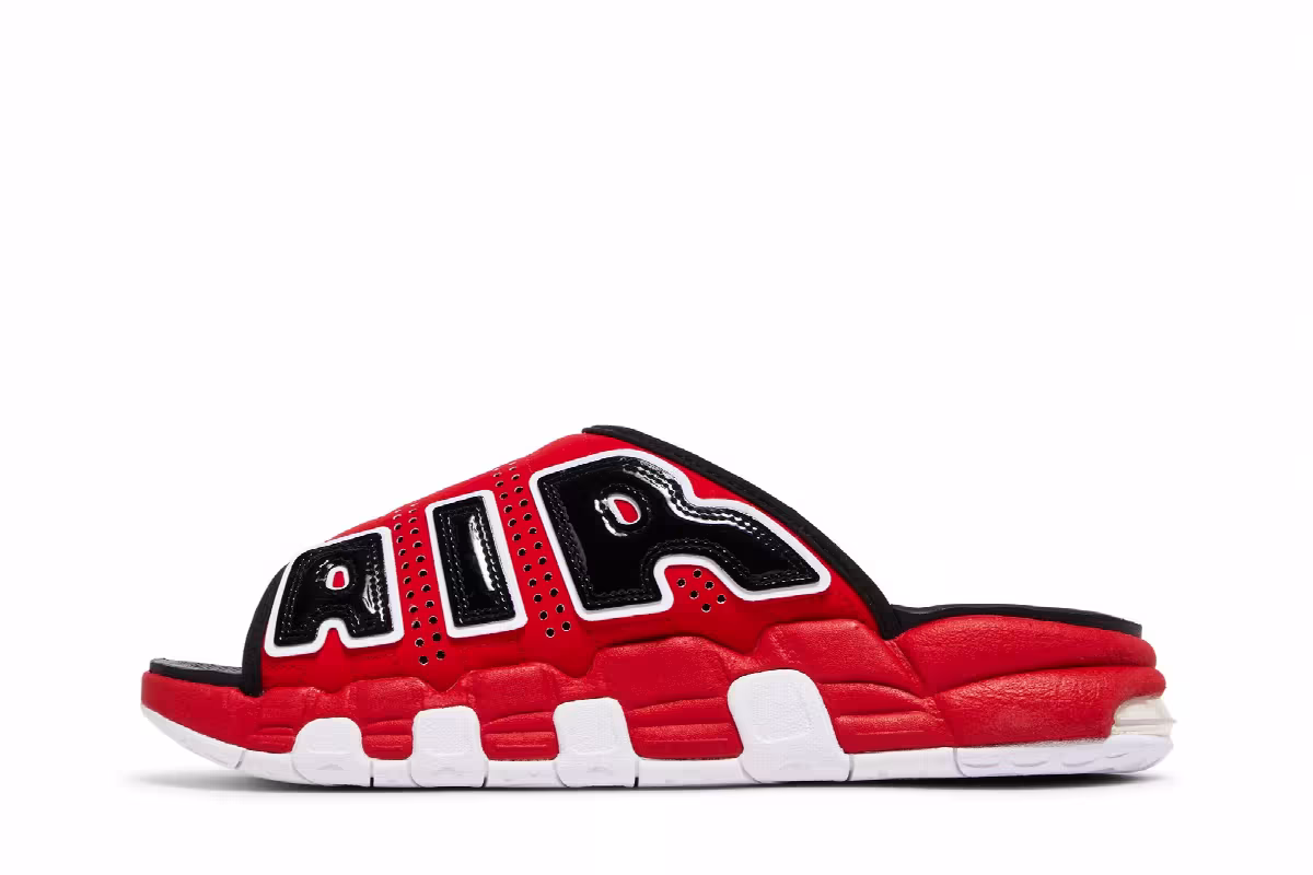 Nike Air More Uptempo Slide Bulls, view 4