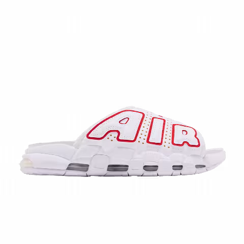 Nike Wmns Air More Uptempo Slide 'White University Red'