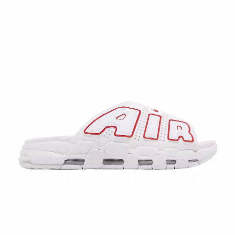 Nike Air More Uptempo Slide 'White University Red'