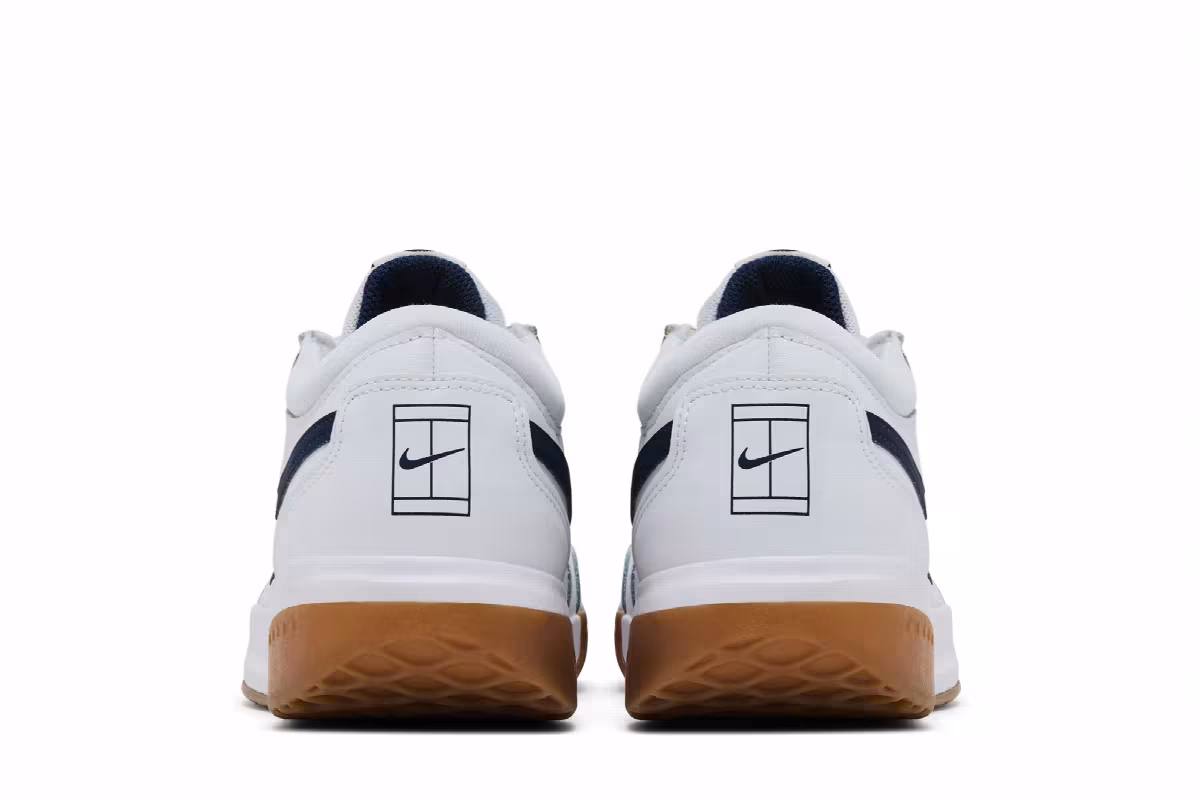 NikeCourt Zoom Lite 3 White Midnight Navy Gum, view 7