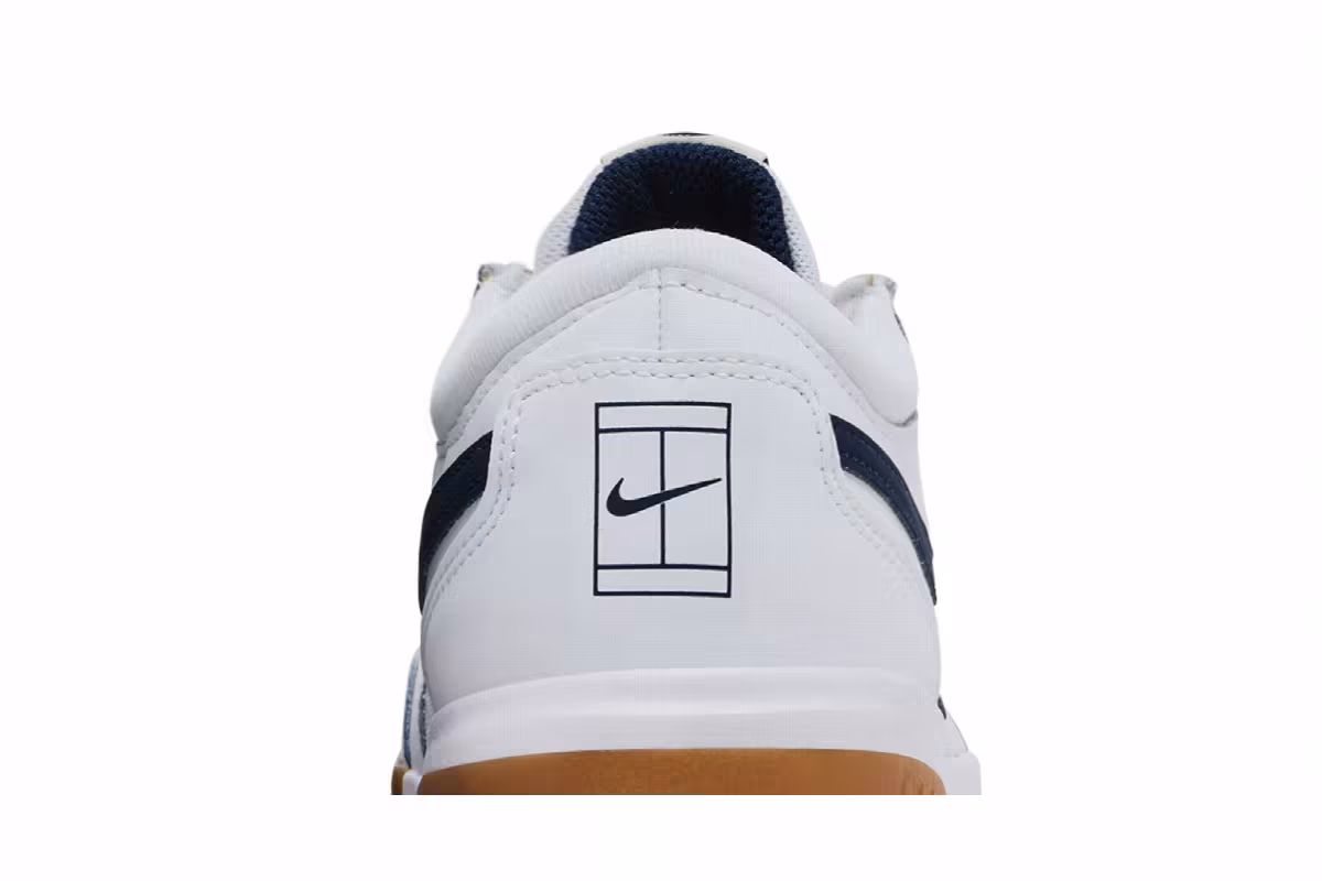 NikeCourt Zoom Lite 3 White Midnight Navy Gum, view 8