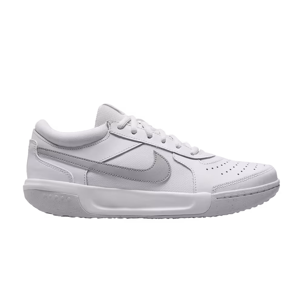 Women's NikeCourt Zoom Lite 3 White Metallic Silver