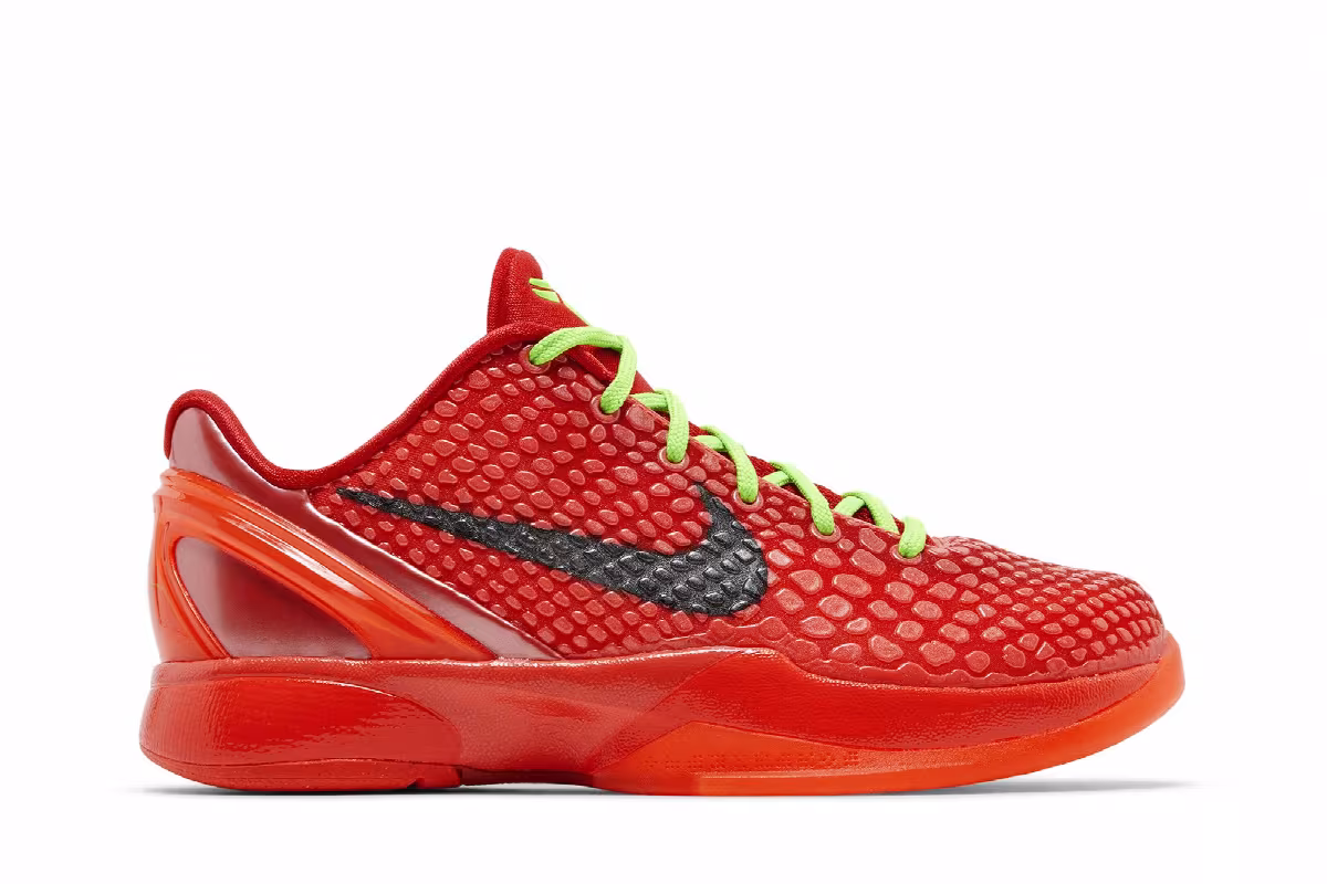 Nike Zoom Kobe 6 GS Reverse Grinch, view 2