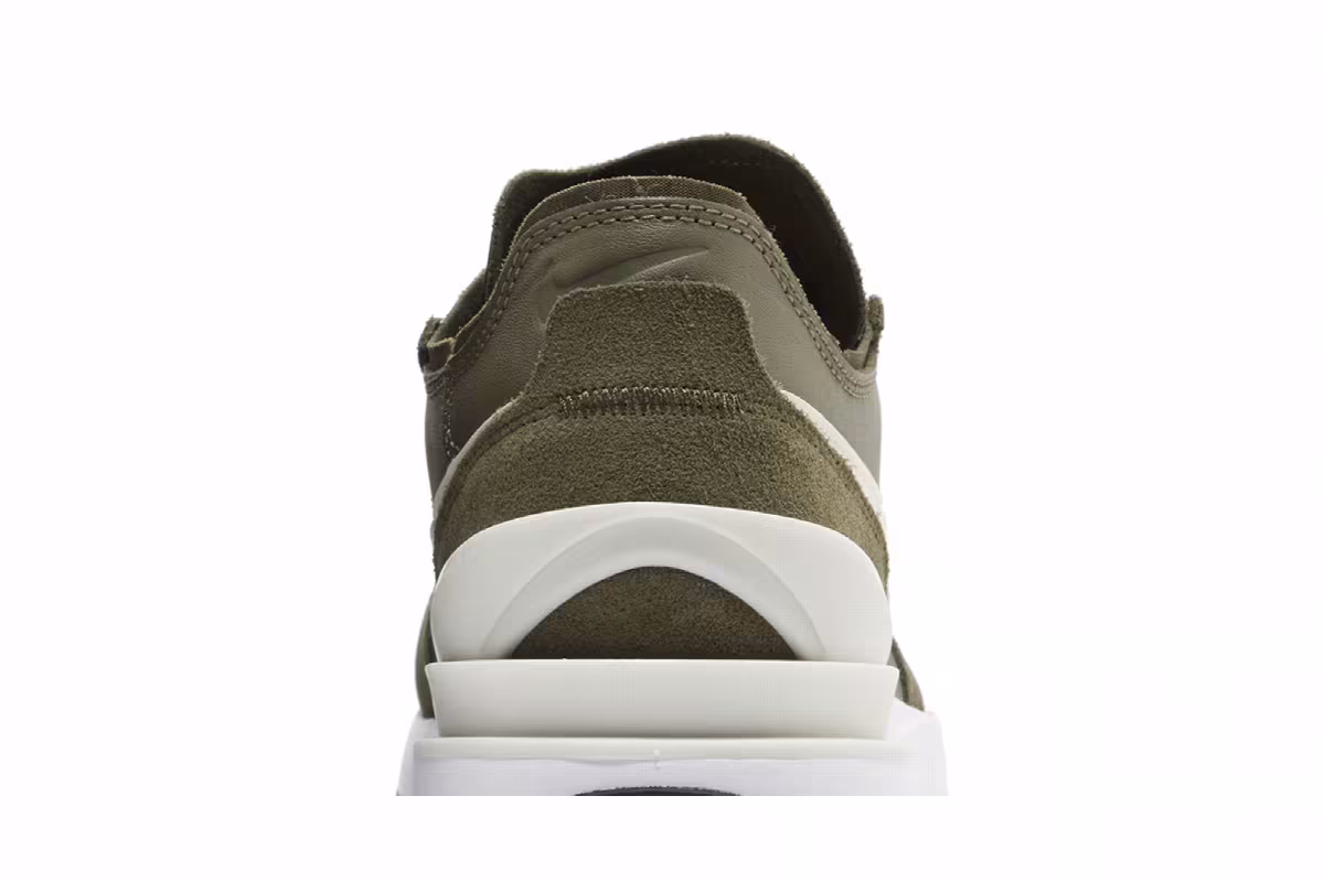 Nike Waffle One Leather Medium Olive, view 8