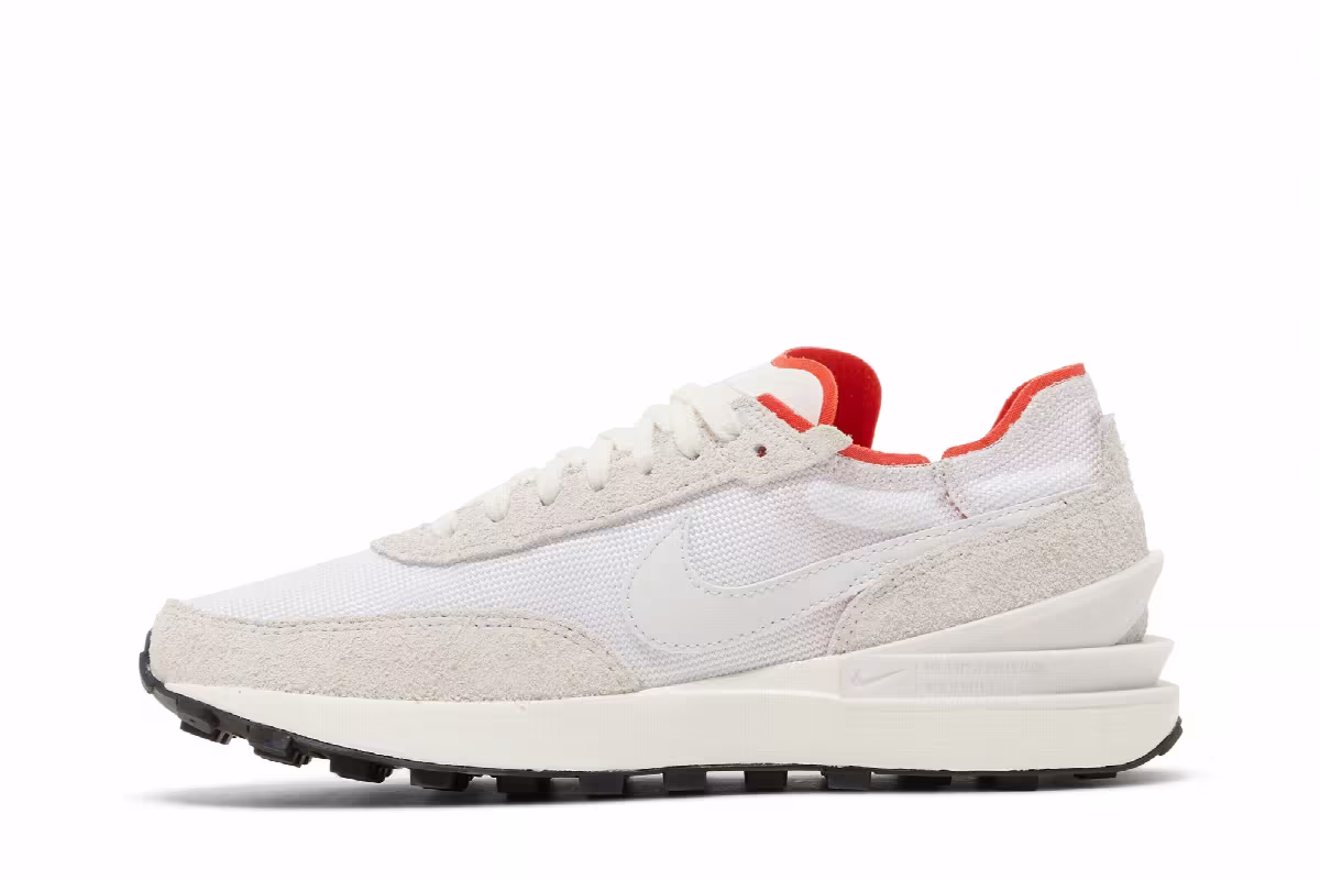 Nike Women's Waffle One Vintage White Picante Red, view 4