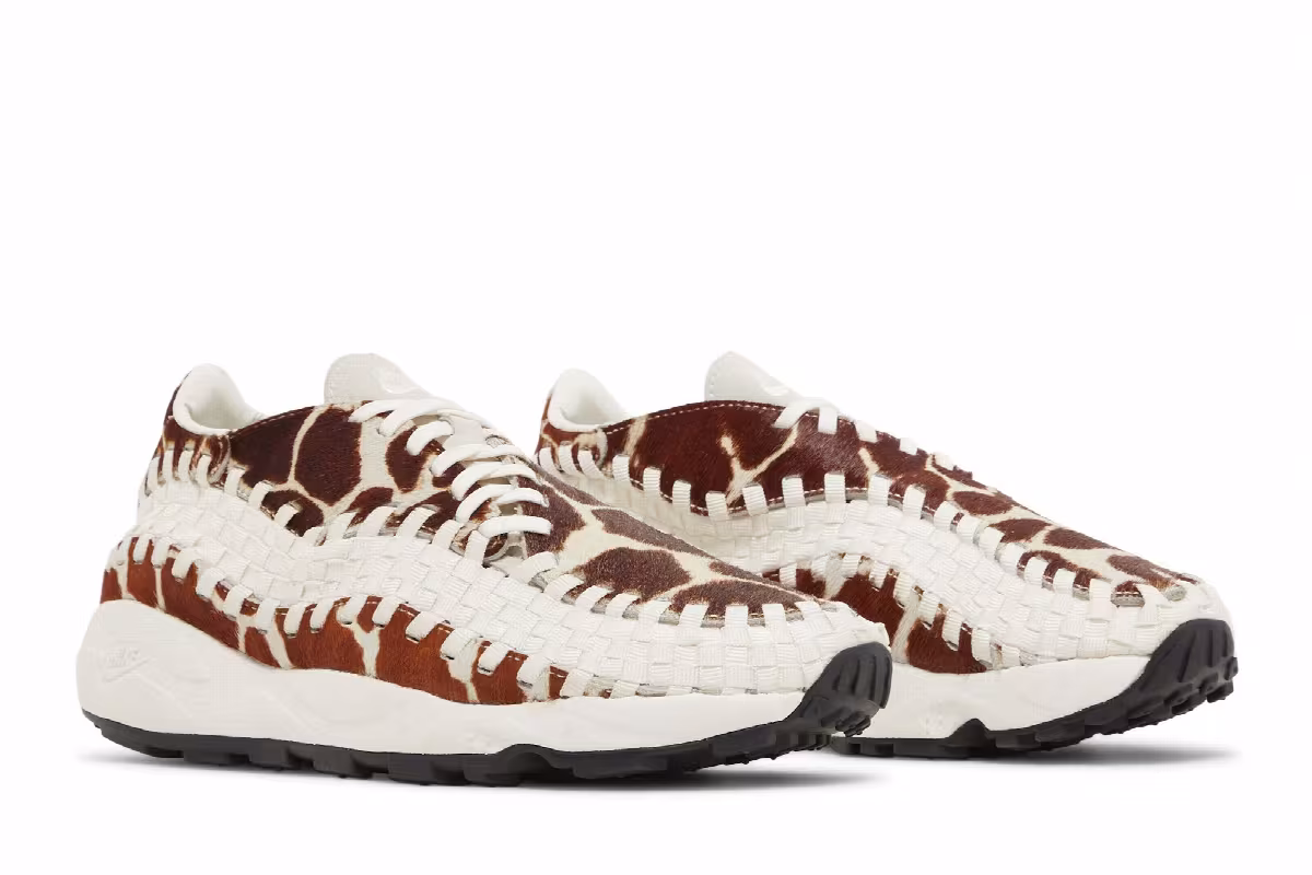 Nike Women's Air Footscape Woven Cow Print, view 9