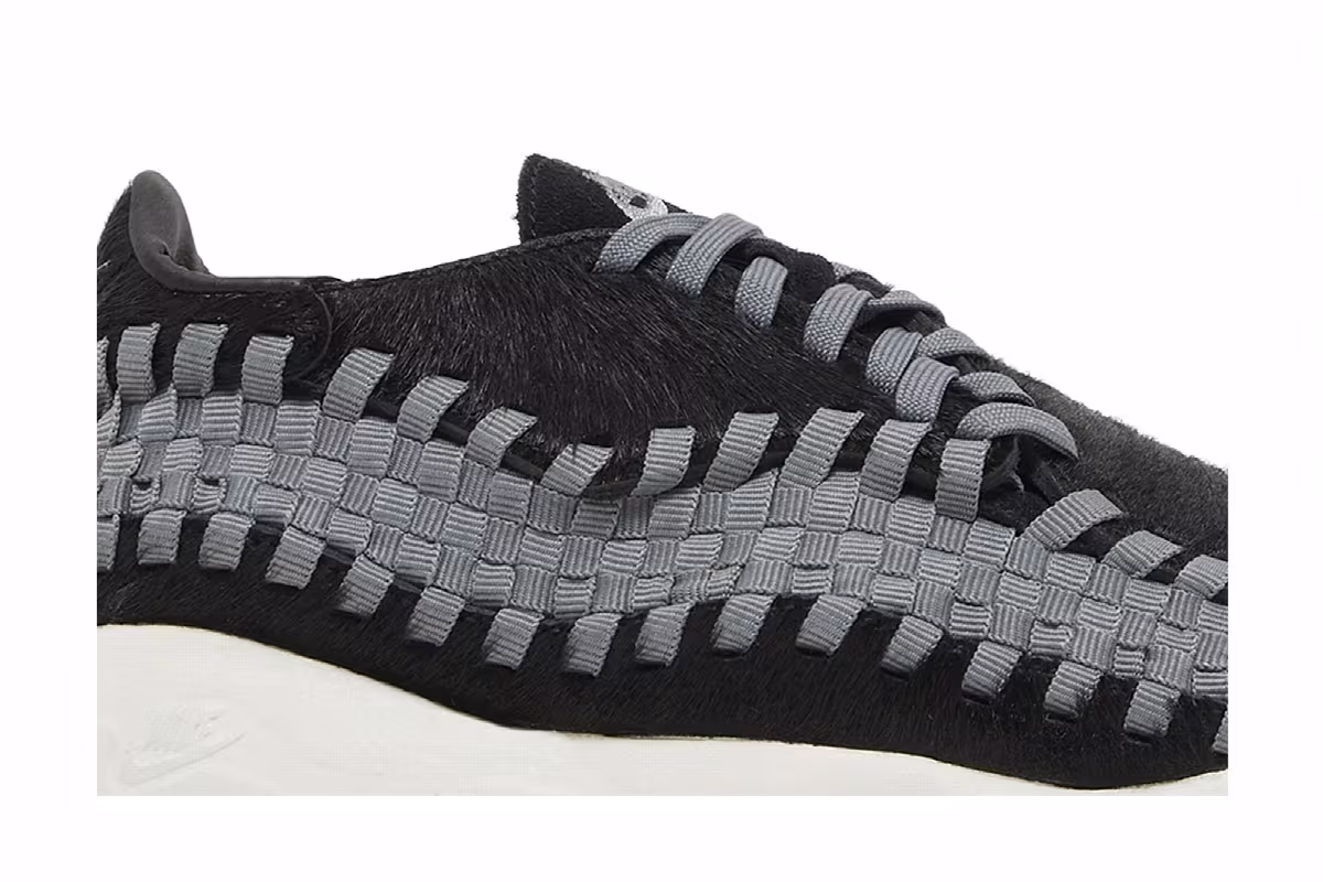 Nike Women's Air Footscape Woven Black Smoke Grey, view 3