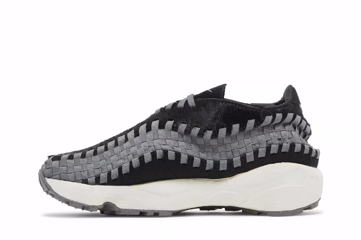 Nike Women's Air Footscape Woven Black Smoke Grey, view 4
