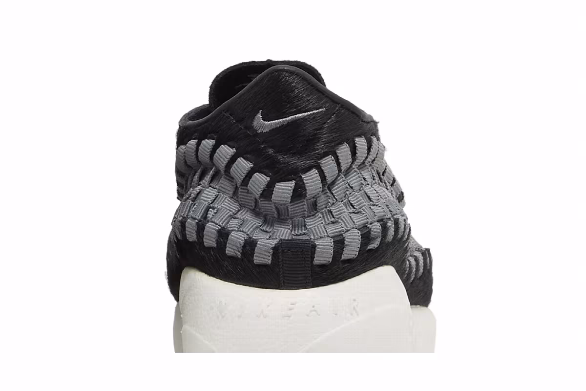 Nike Women's Air Footscape Woven Black Smoke Grey, view 8