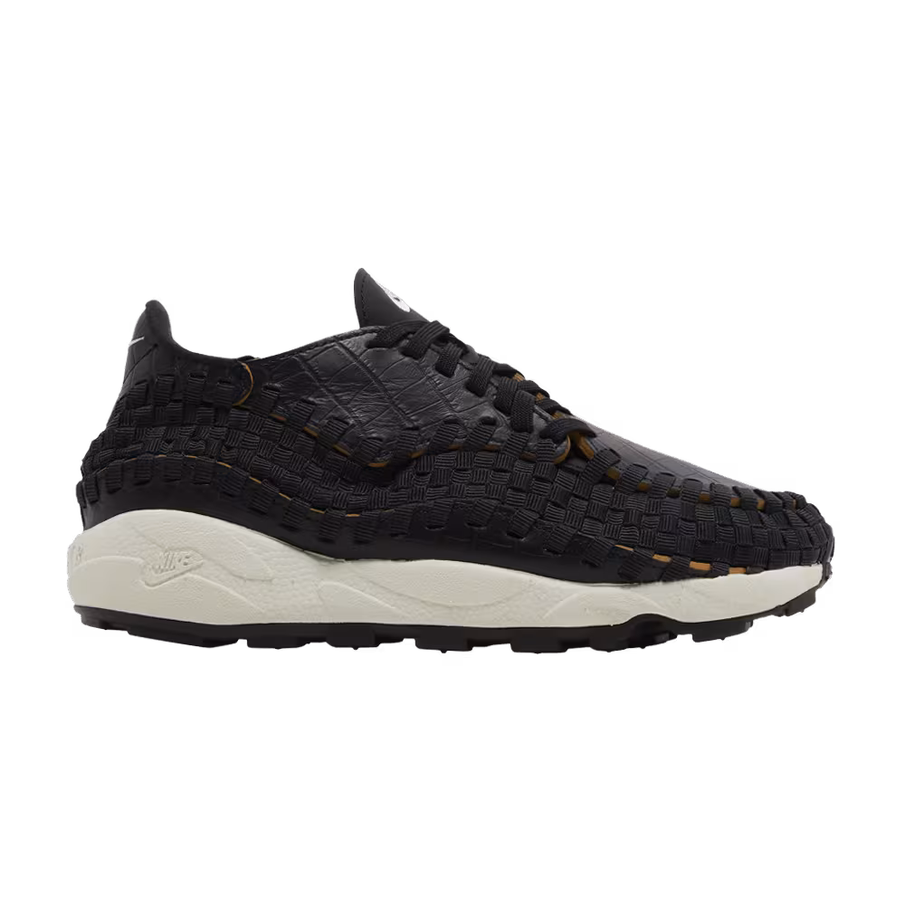 Nike Women's Air Footscape Woven Black Croc