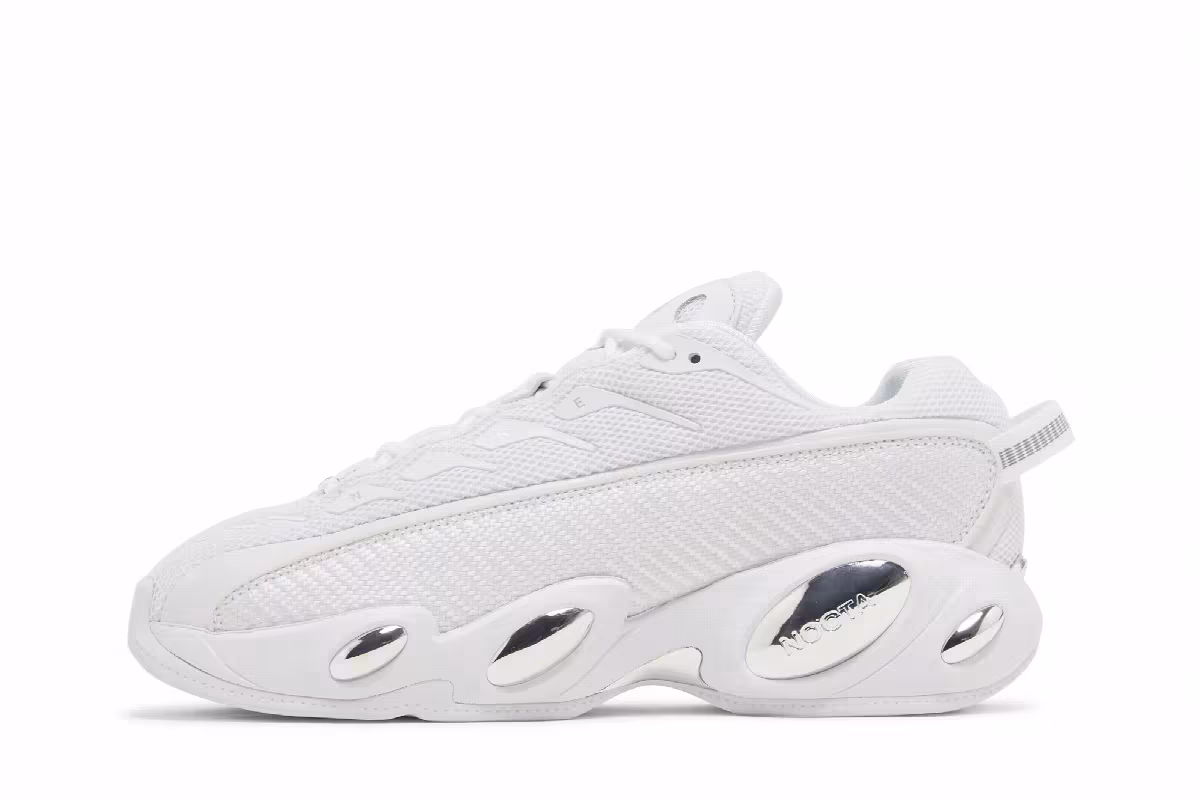 NOCTA x Nike Glide Triple White, view 4