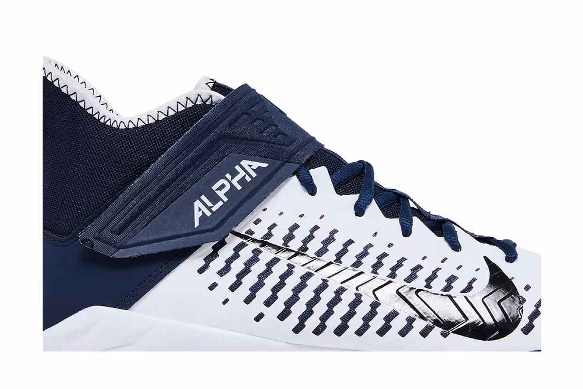 Air Jordan Alpha Menace Pro 2 Mid White College Navy, view 3