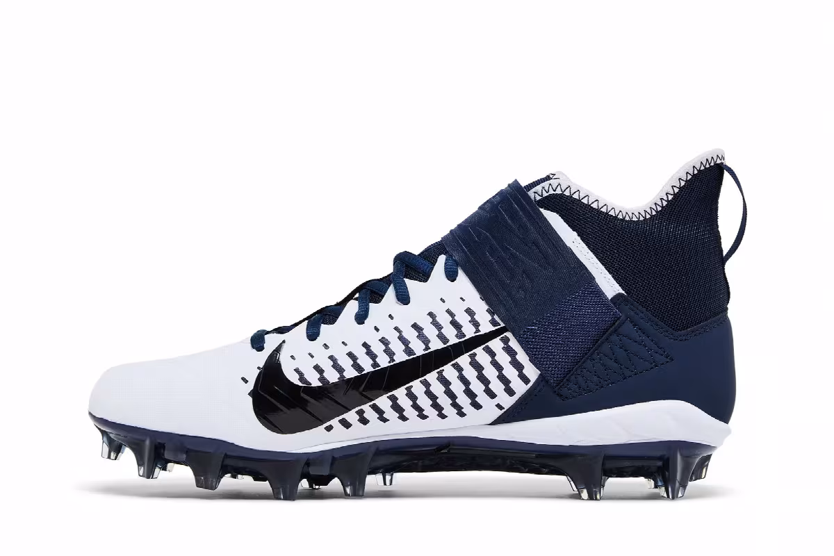 Air Jordan Alpha Menace Pro 2 Mid White College Navy, view 4
