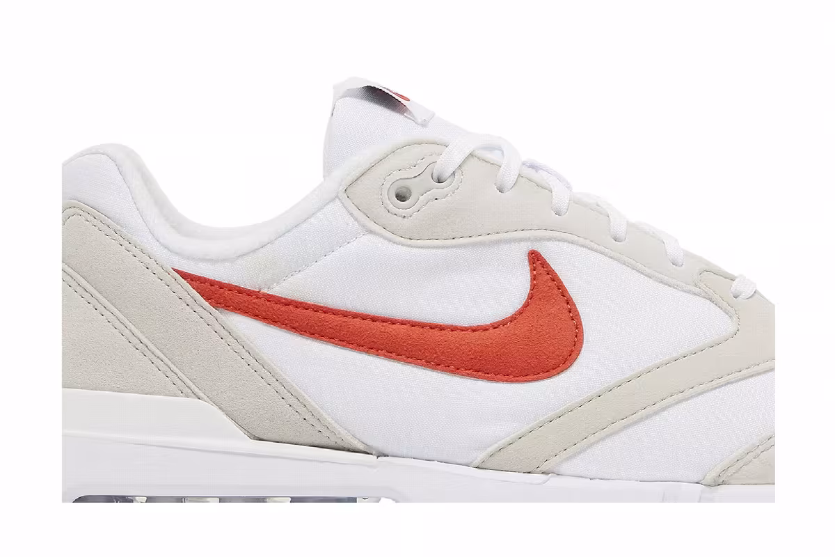 Nike Women's Air Max Dawn Light Bone Picante Red, view 3