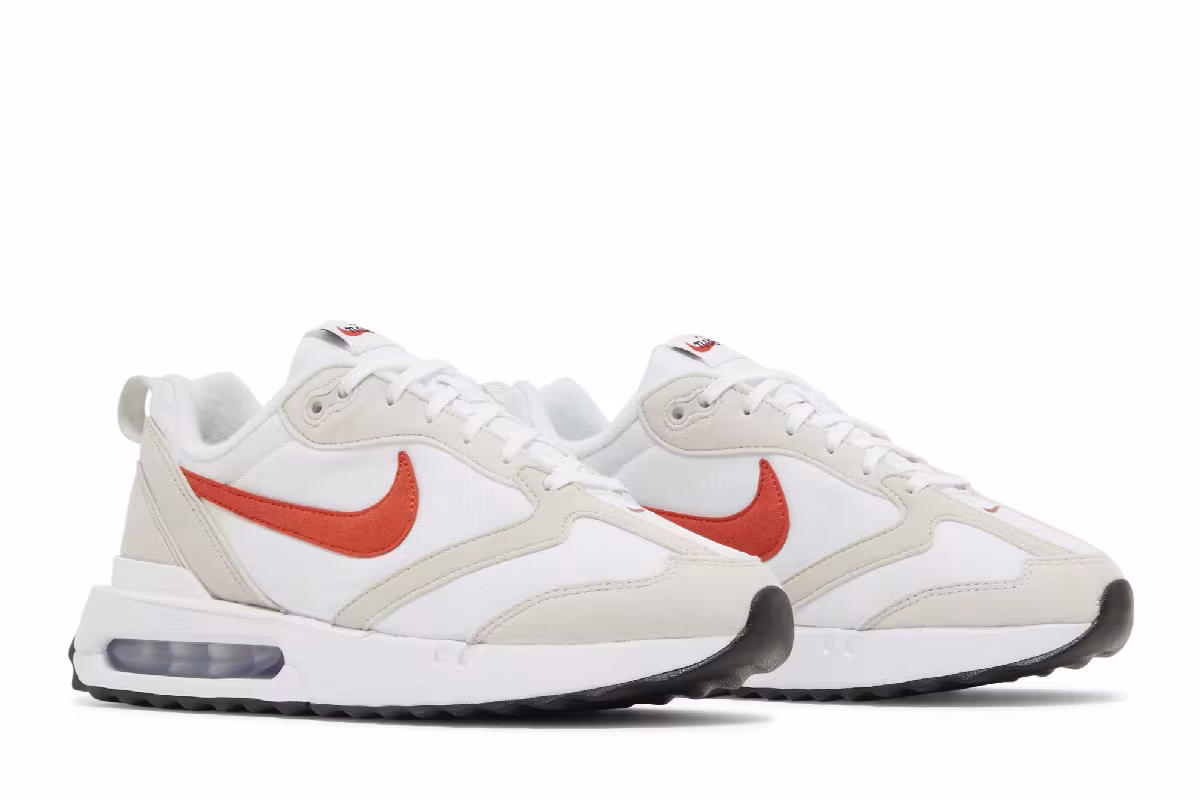 Nike Women's Air Max Dawn Light Bone Picante Red, view 9