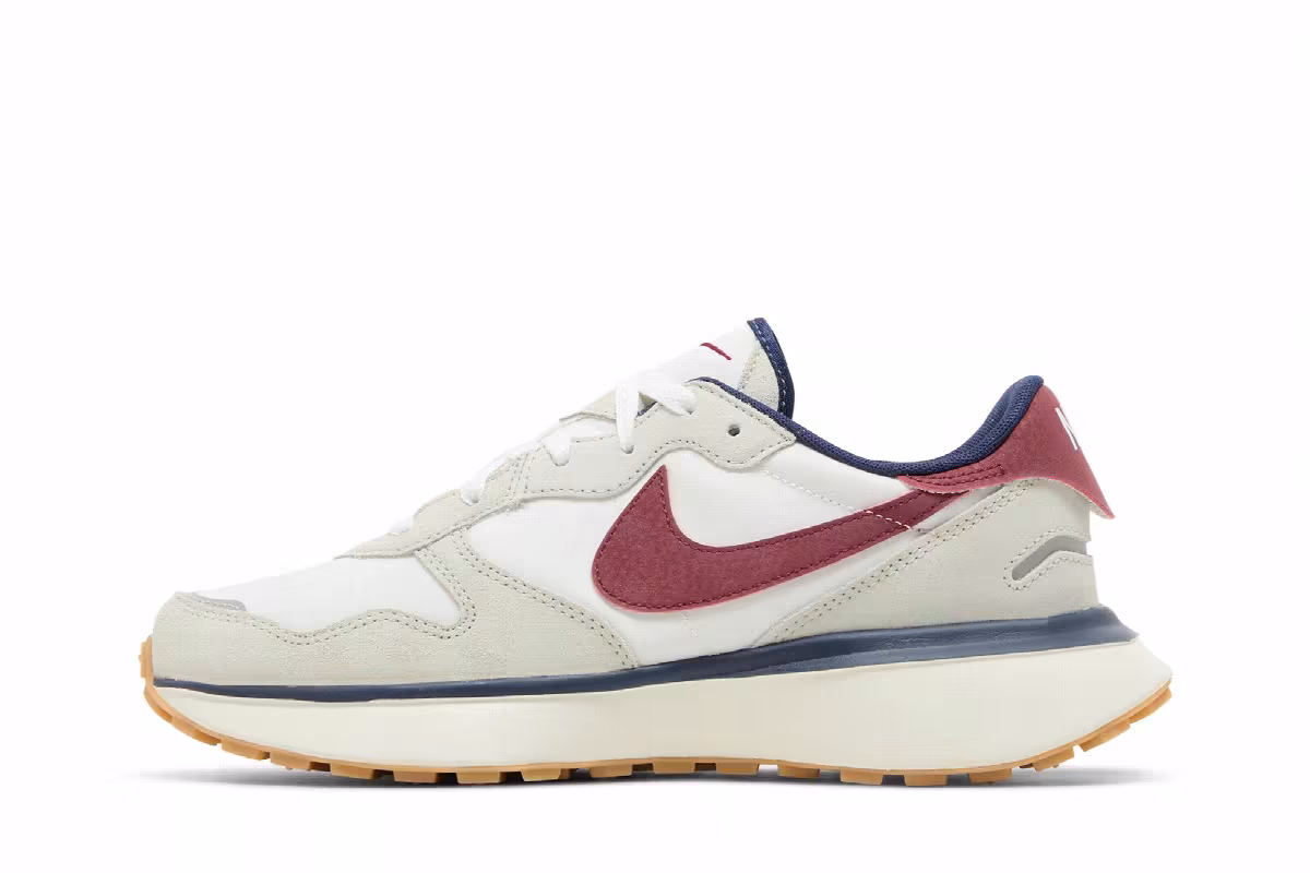 Nike Women's Phoenix Waffle Light Bone Team Red, view 4