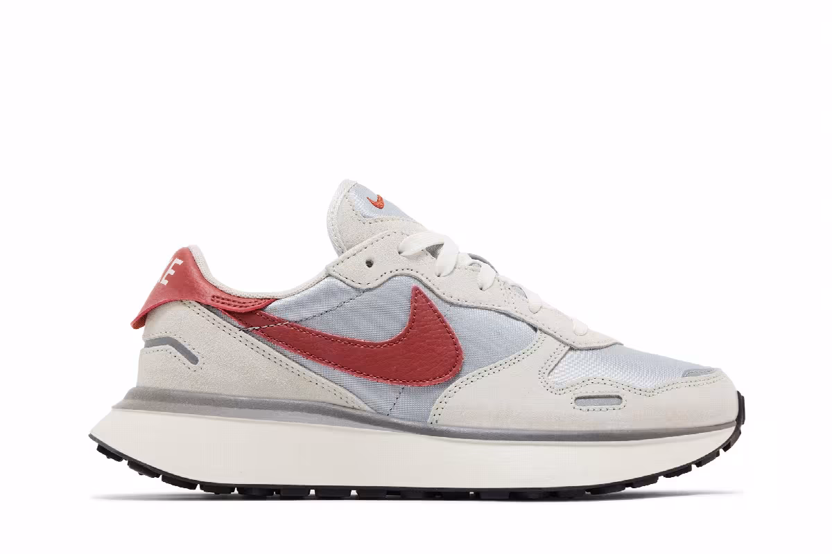 Nike Women's Phoenix Waffle Light Bone Rugged Orange, view 2