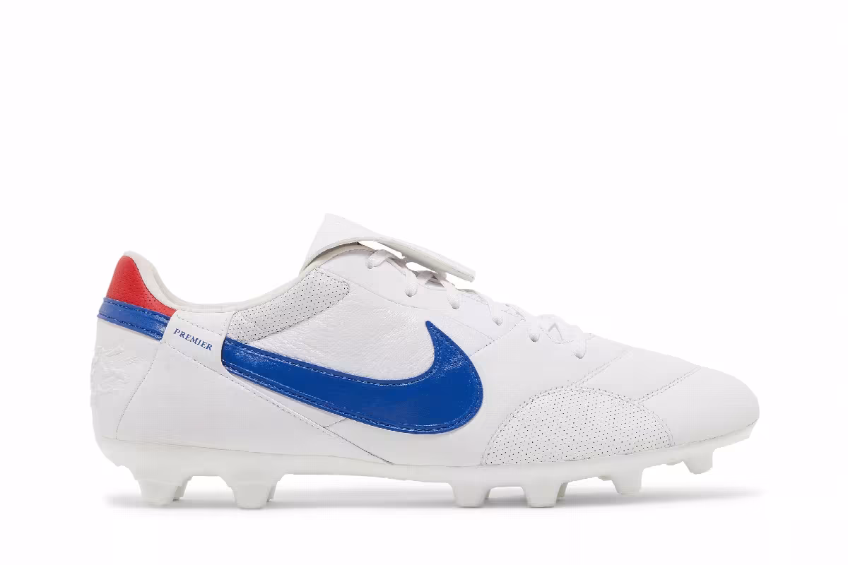 Nike Premier 3 FG White Royal Red, view 2