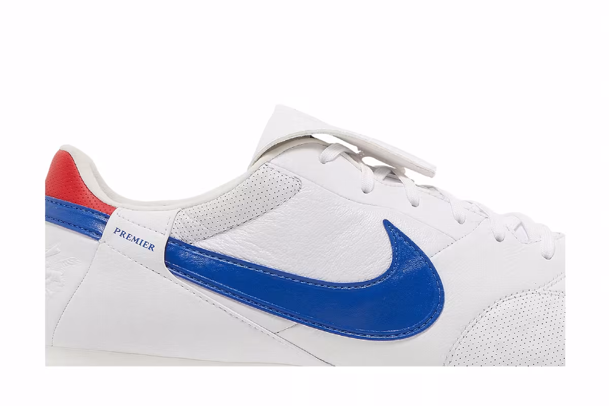 Nike Premier 3 FG White Royal Red, view 3